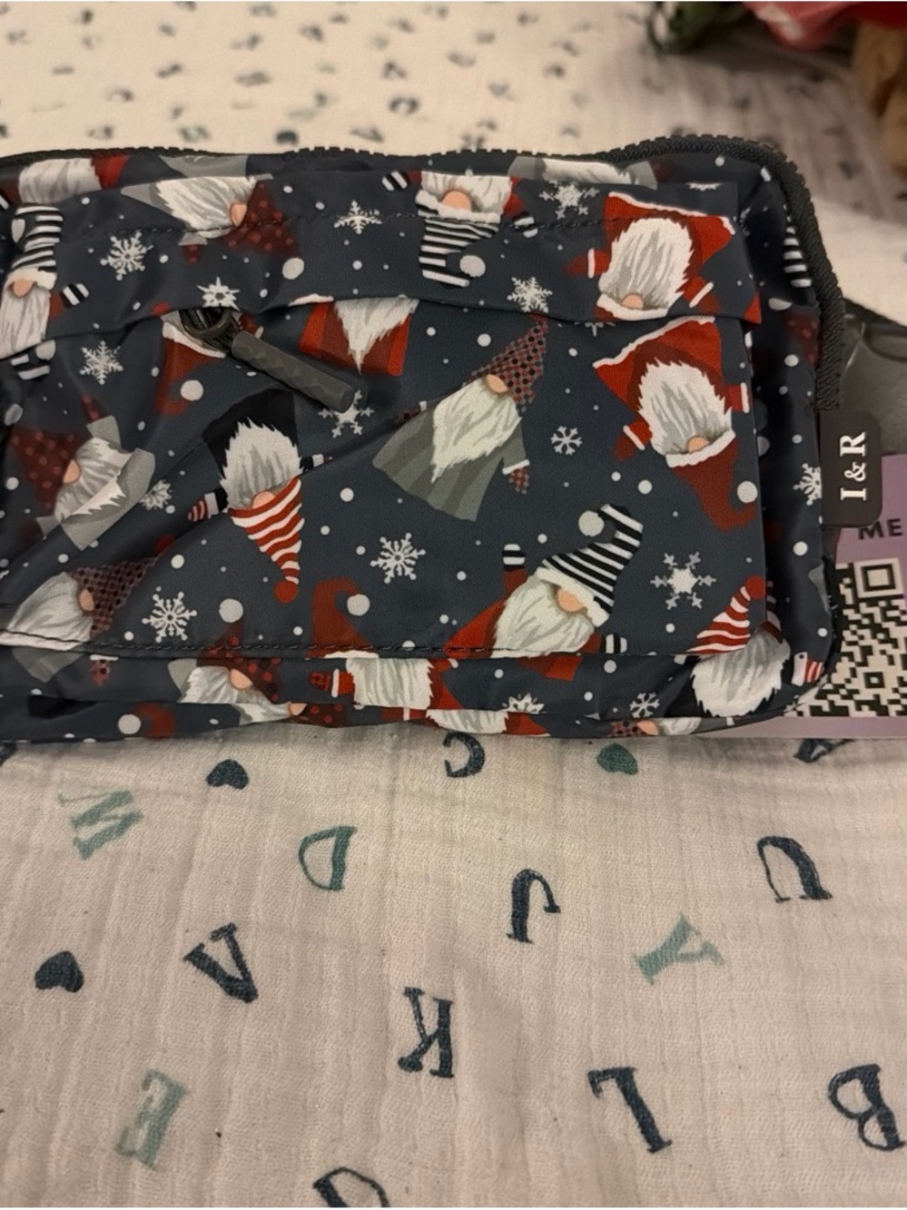 Iris and Rainbow gnome belt bag NWT